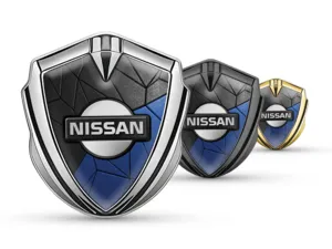 Nissan 3D Emblema Insignia Selecto Imagen Deriva 3D Manera